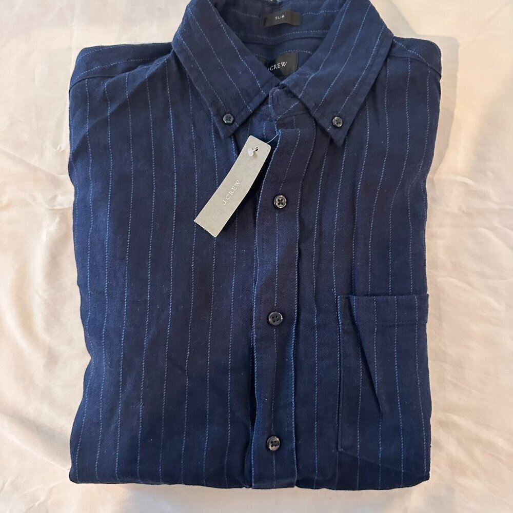 JCrew Button Long Sleeve Down Shirt